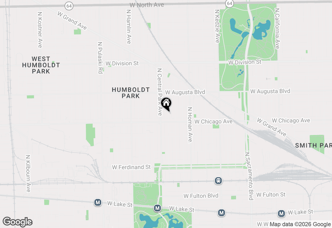 Map of 830 N Drake Avenue, Chicago, IL 60651
