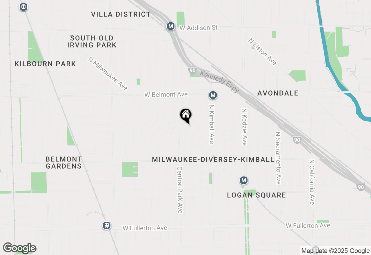 Map of 3027 N Elbridge Avenue, Chicago, IL 60618