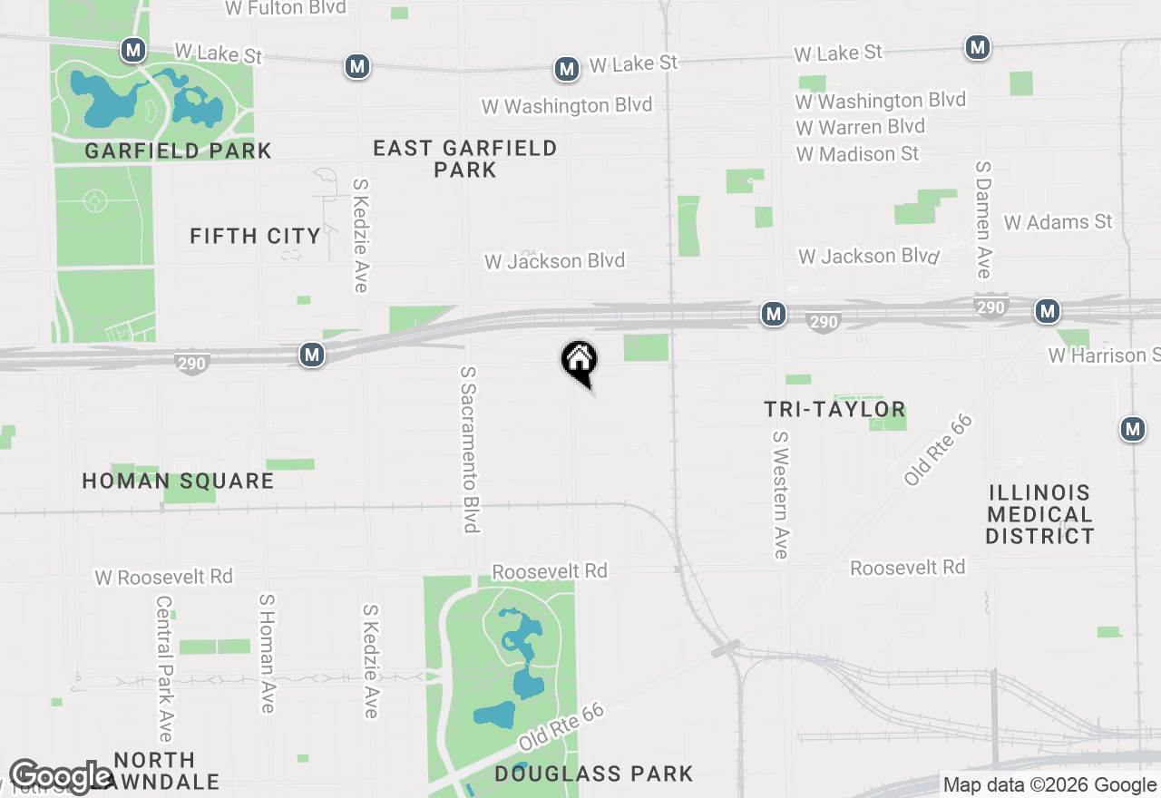 Map of 709 S California Avenue, Chicago, IL 60612