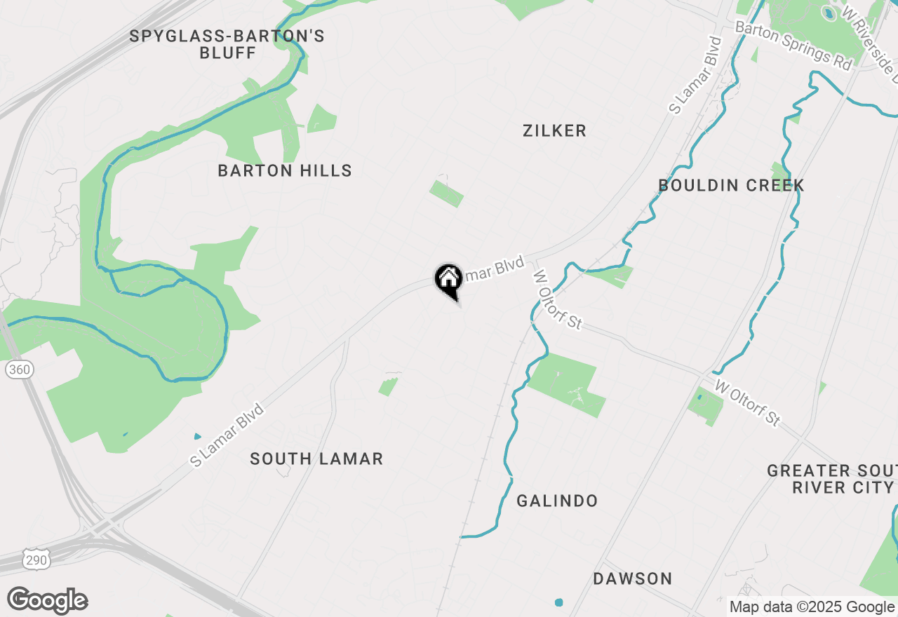 Map of 2210 Delcrest Dr, Austin, TX 78704