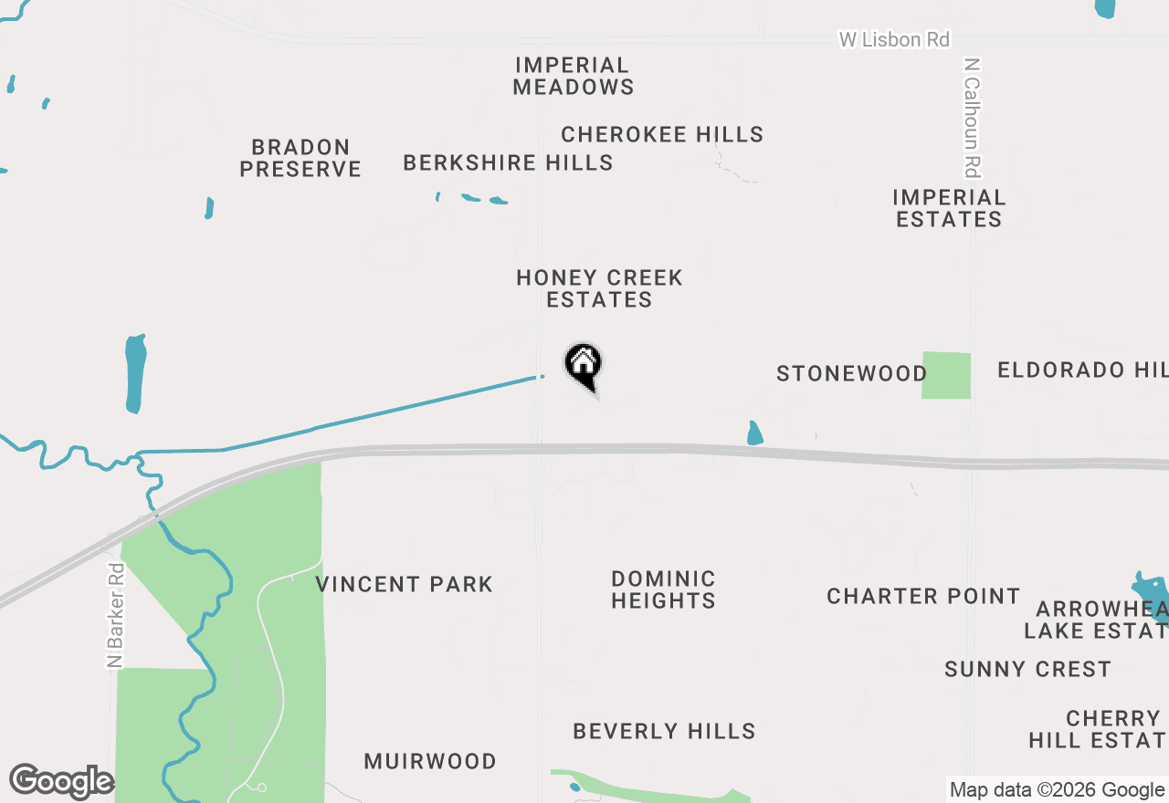 Map of 18665 Kamala Ct, Brookfield, WI 53045