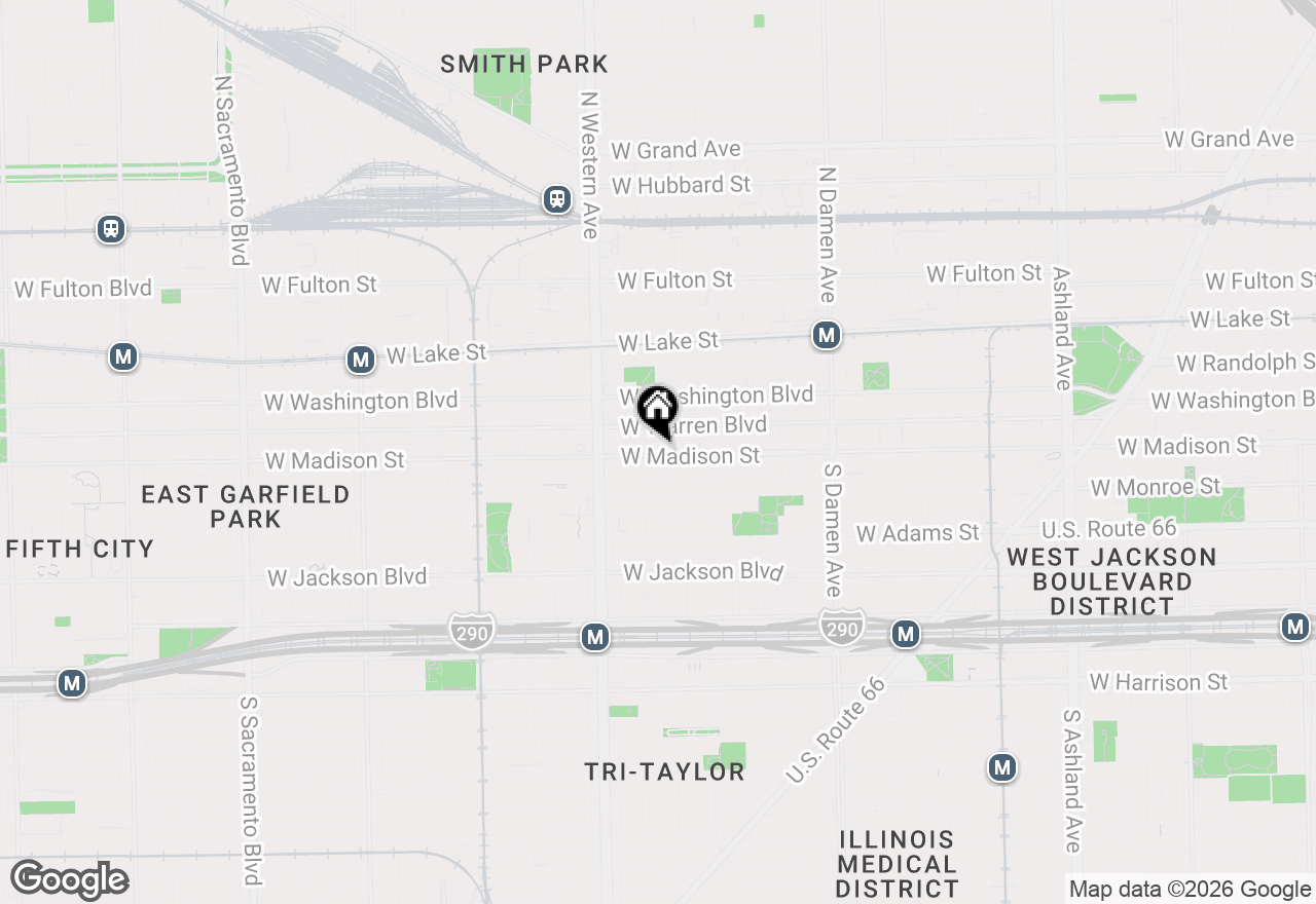Map of 5 N Oakley Boulevard #205, Chicago, IL 60612