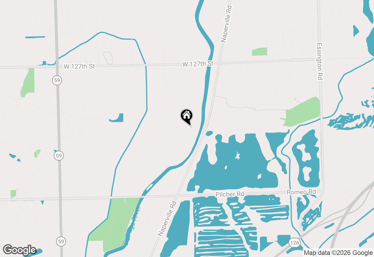 Map of 23217 W Tenny Street, Plainfield, IL 60585