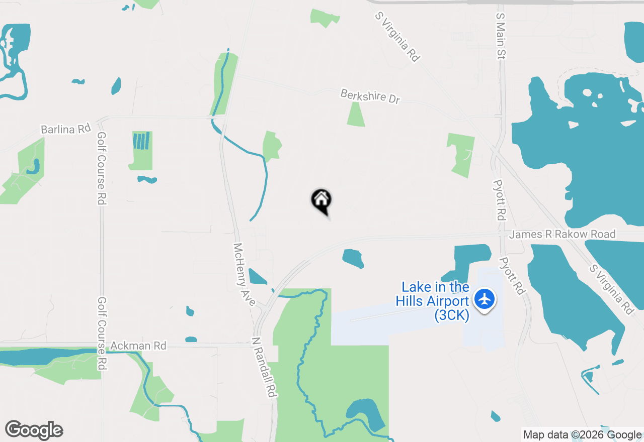 Map of 304 Dartmoor Drive, Crystal Lake, IL 60014