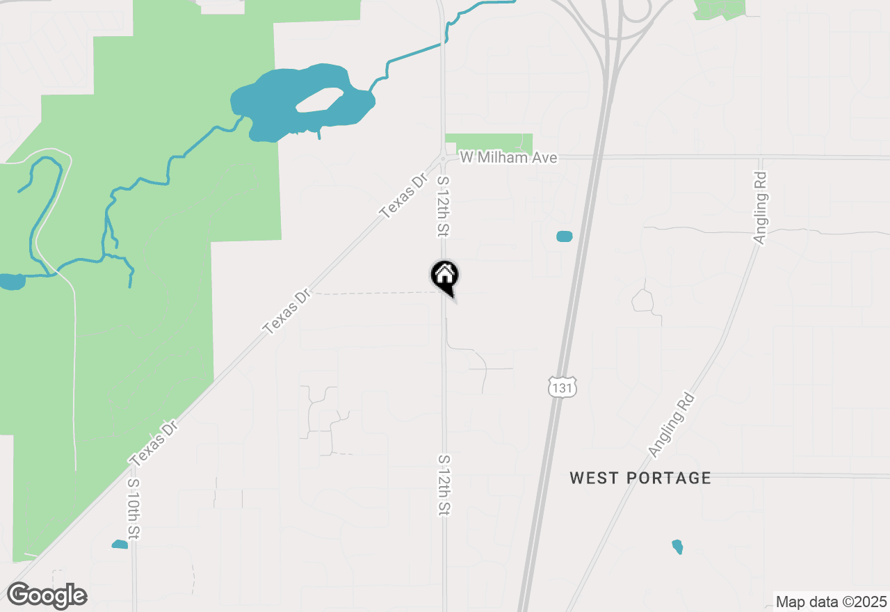 Map of 6427 S 12th Street, Portage, MI 49024