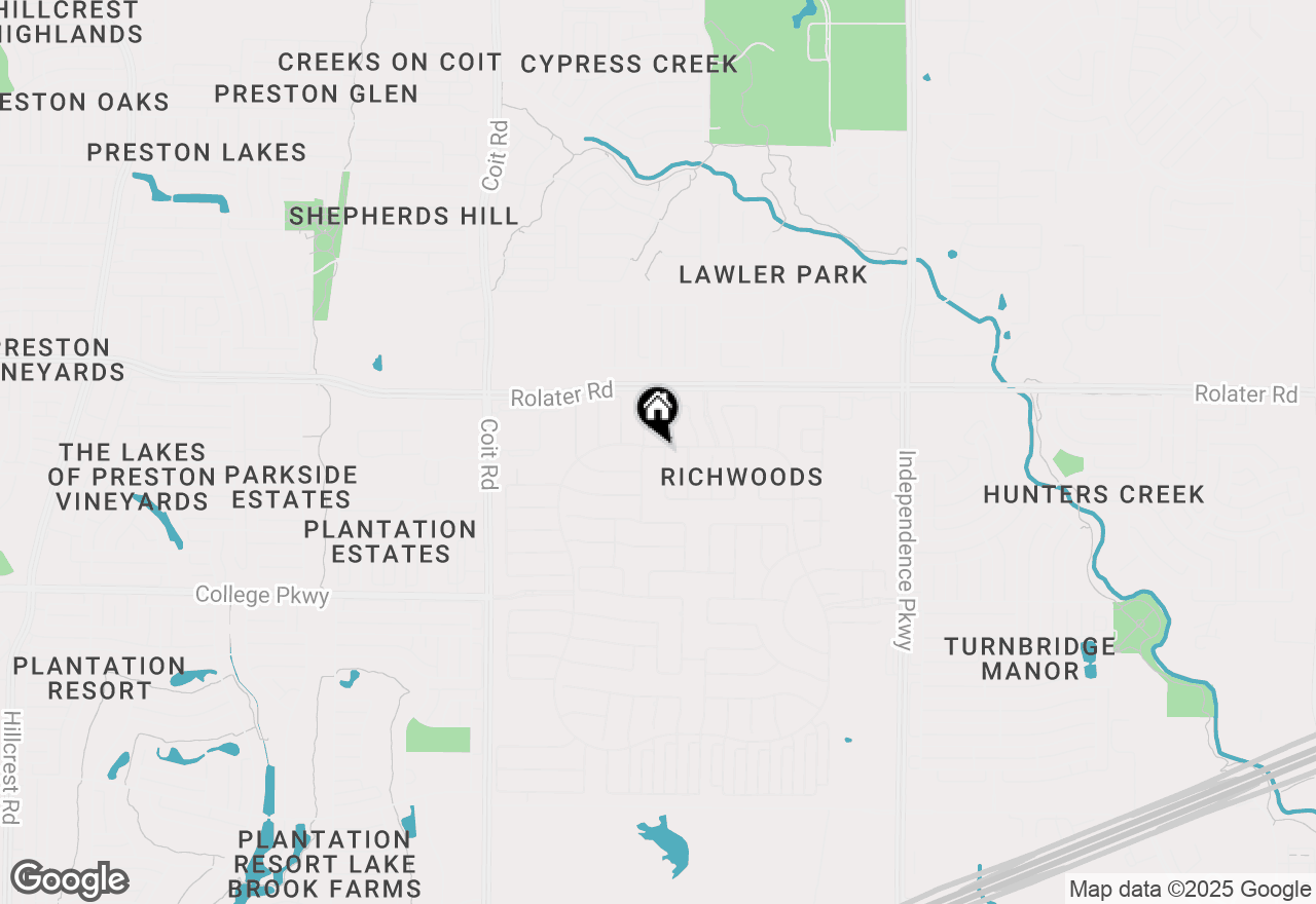 Map of 6897 Sigma Lane, Frisco, TX 75035