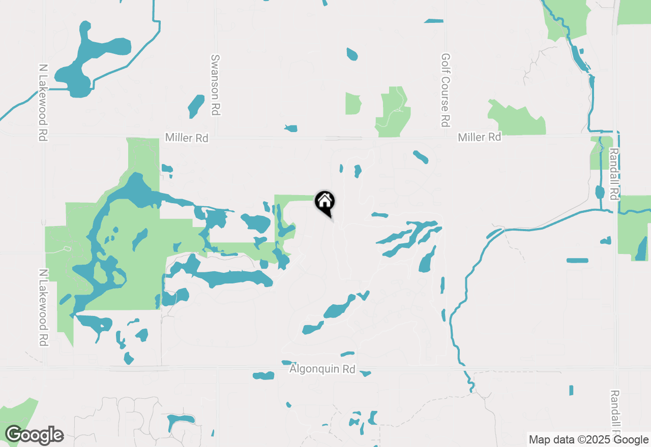 Map of 641 Mason Lane, Lake In The Hills, IL 60156