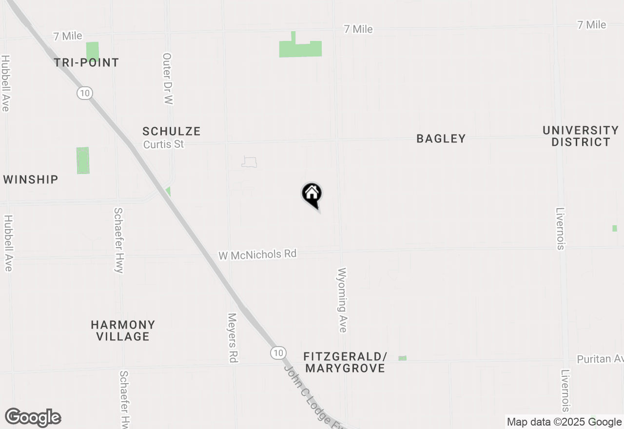 Map of 17343 Ilene Street, Detroit, MI 48221