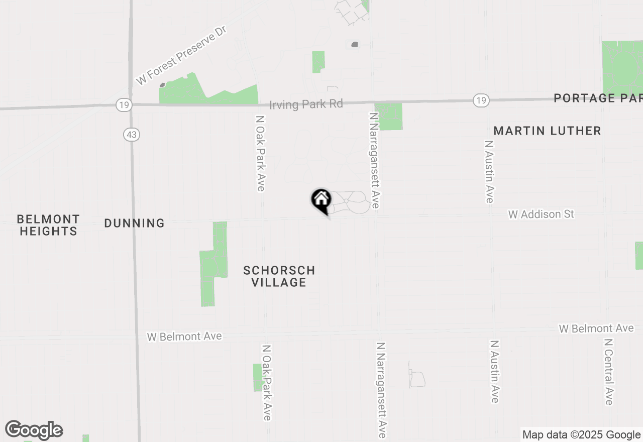 Map of 6555 W Addison Street #A, Chicago, IL 60634