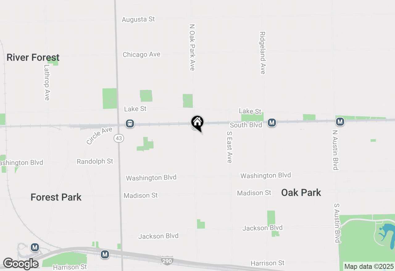 Map of 150 S Oak Park Avenue #308, Oak Park, IL 60302
