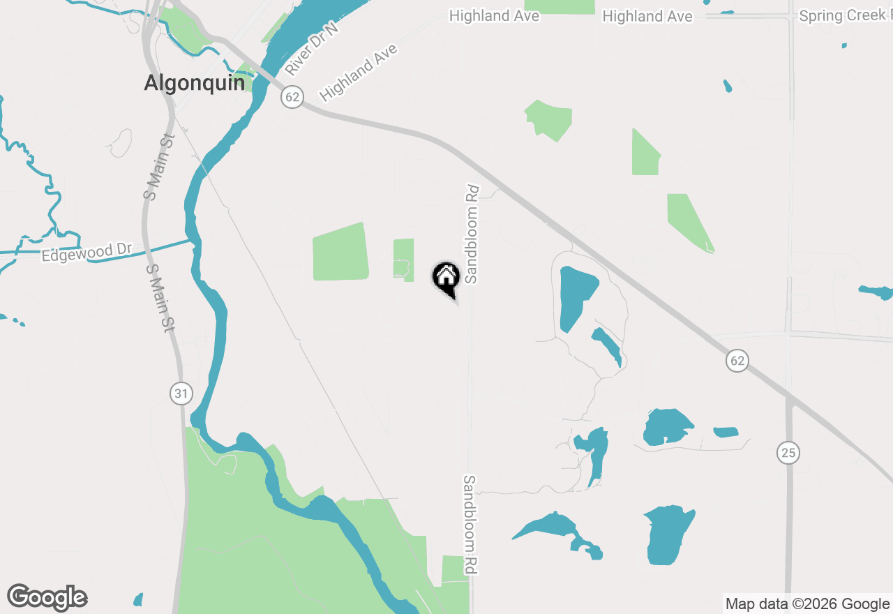 Map of 1045 Helen Drive, Algonquin, IL 60102