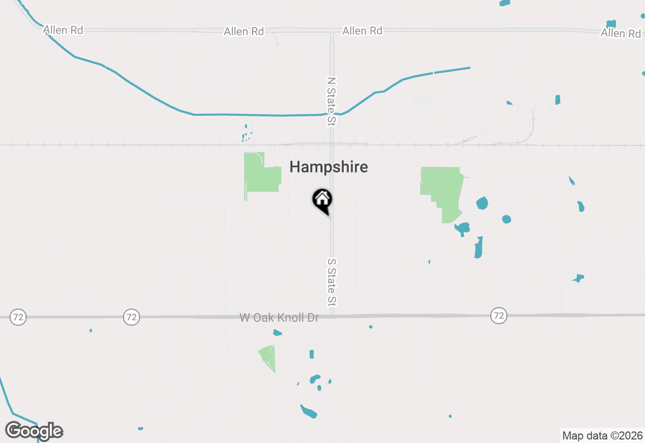 Map of 118 Edgewood Avenue, Hampshire, IL 60140