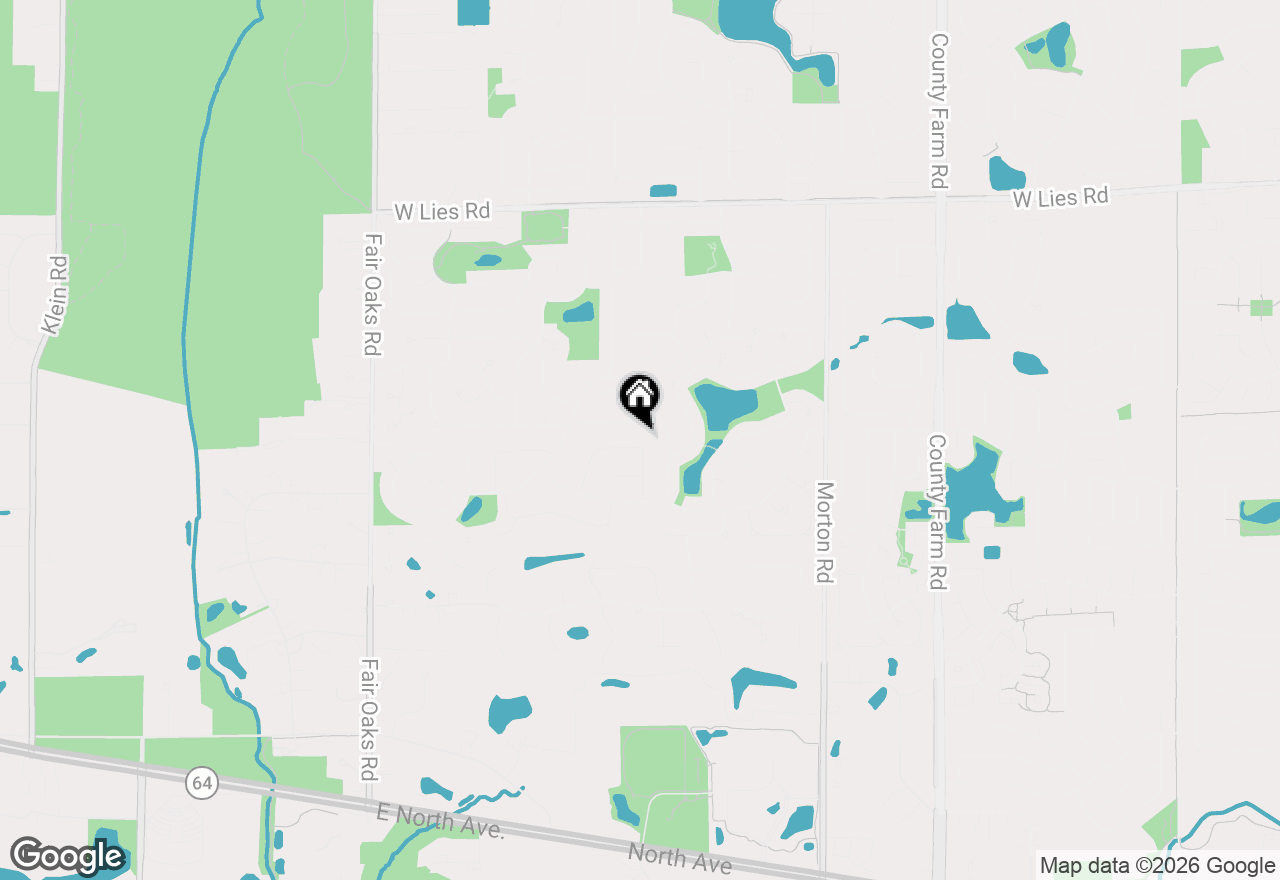 Map of 733 Cypress Lane, Carol Stream, IL 60188