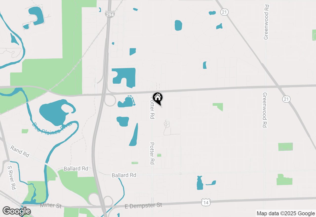 Map of 9424 Margail Avenue, Des Plaines, IL 60016