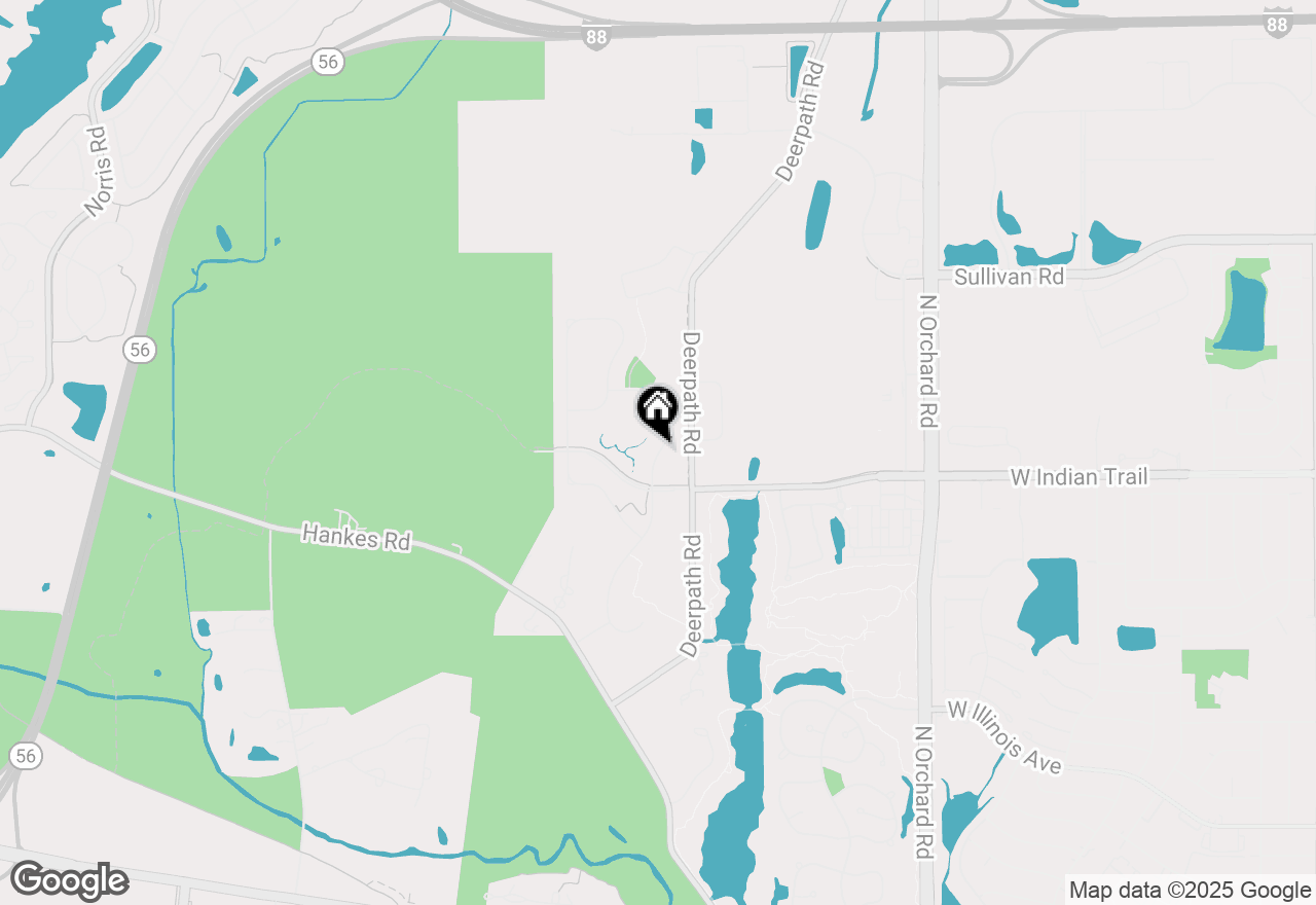 Map of 1246 Verona Ridge Drive, Aurora, IL 60506