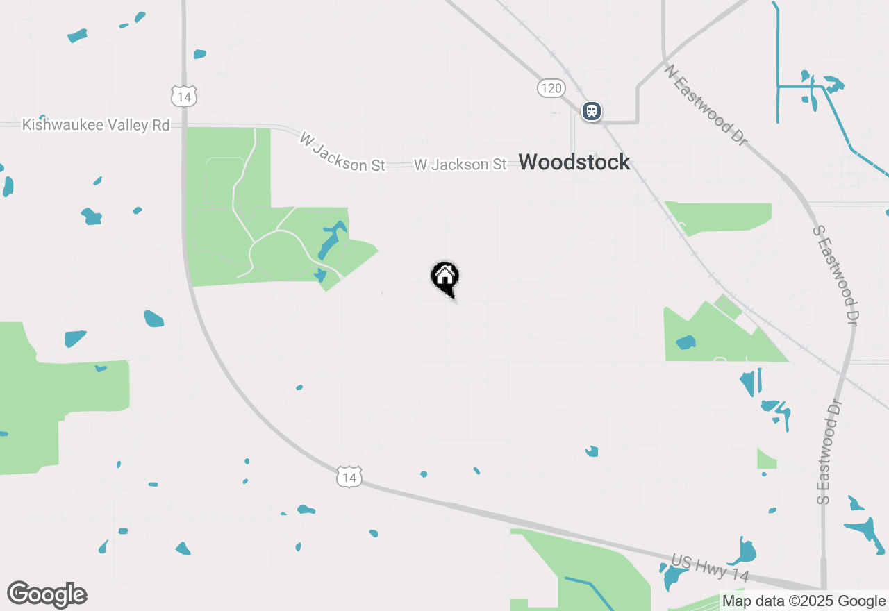 Map of 822 Blakely Street, Woodstock, IL 60098