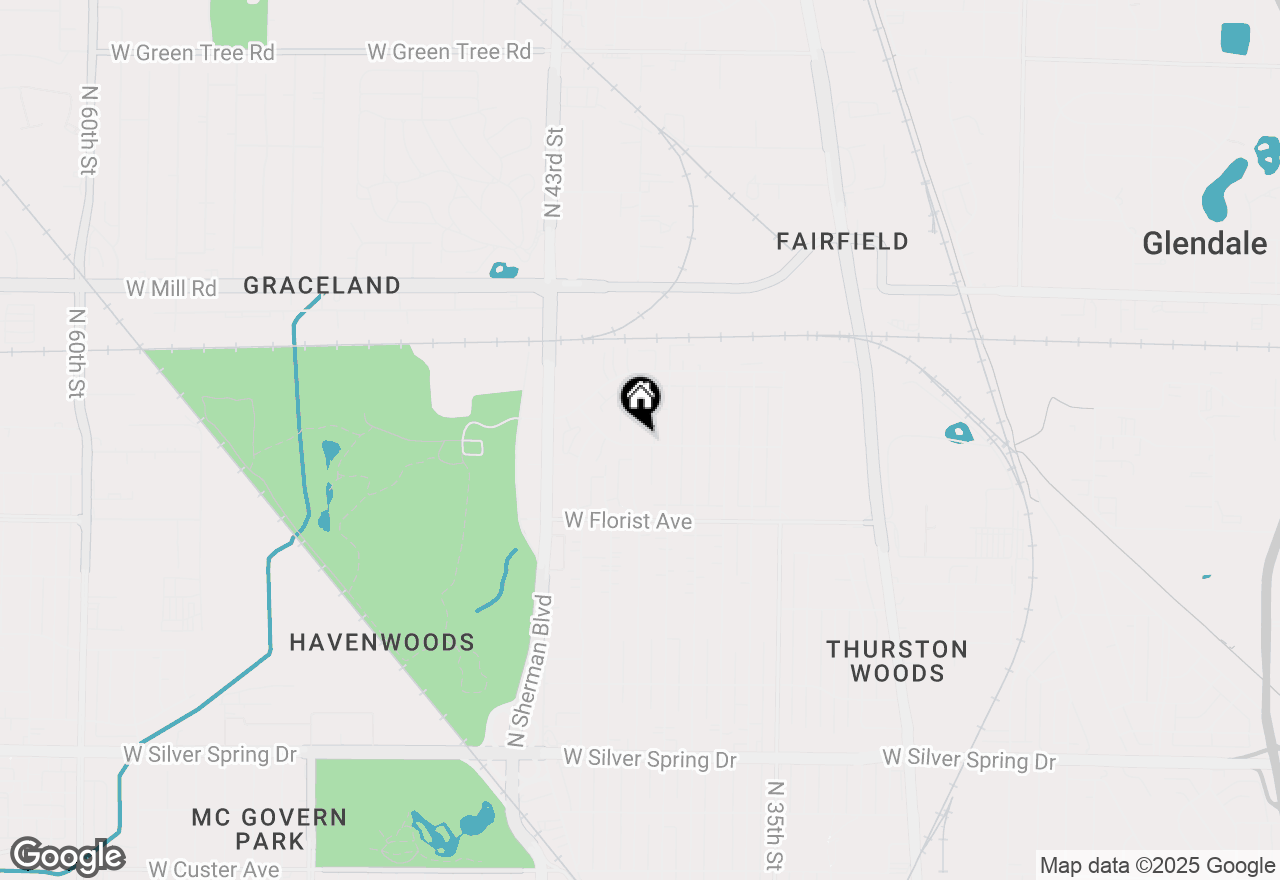 Map of 6100 N 40th St, Milwaukee, WI 53209