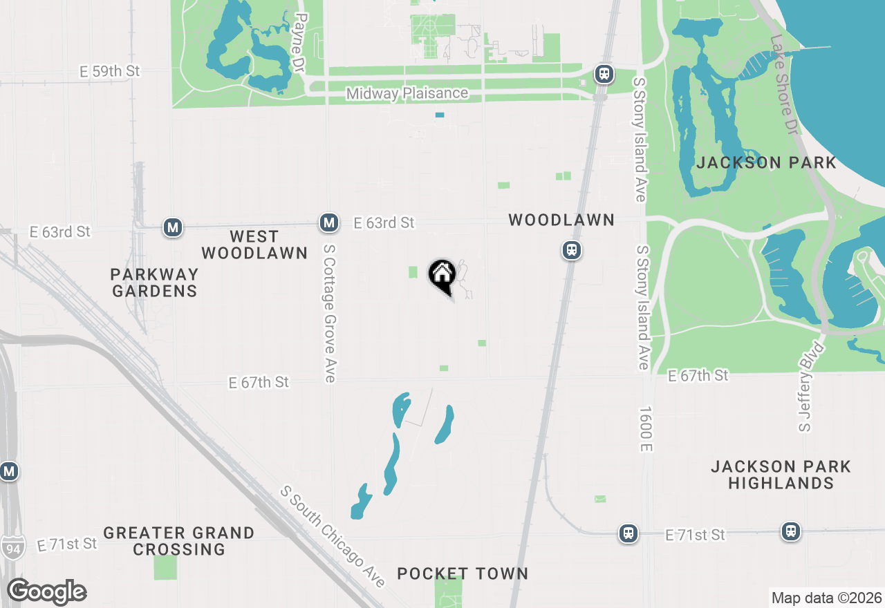 Map of 6500 S University Avenue, Chicago, IL 60637