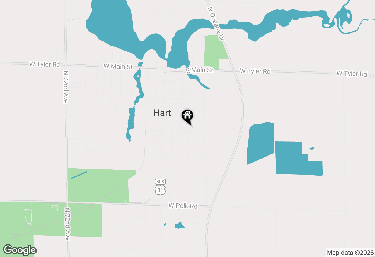 Map of 519 S Union Street, Hart, MI 49420