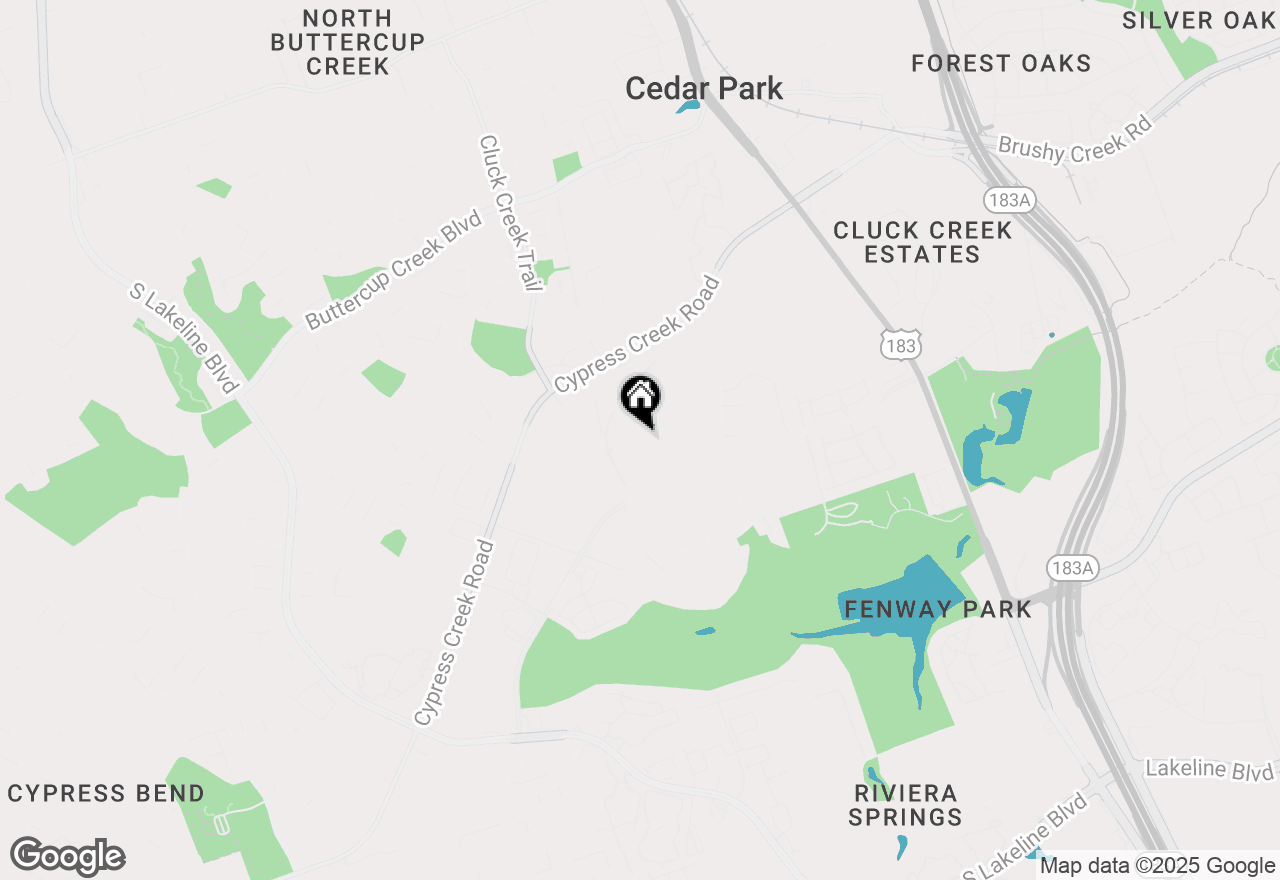 Map of 1303 Creekstone Dr, Cedar Park, TX 78613