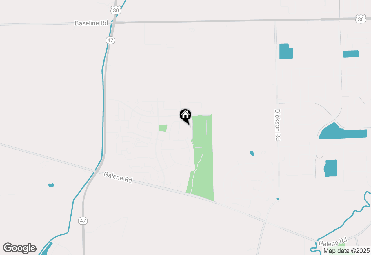 Map of 385 Bertram Drive, Yorkville, IL 60560