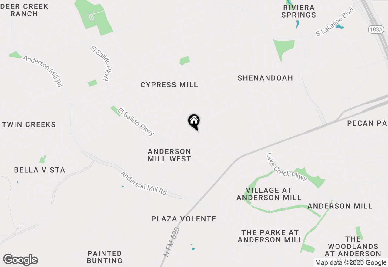 Map of 1308 Lauretta Wood Dr, Cedar Park, TX 78613