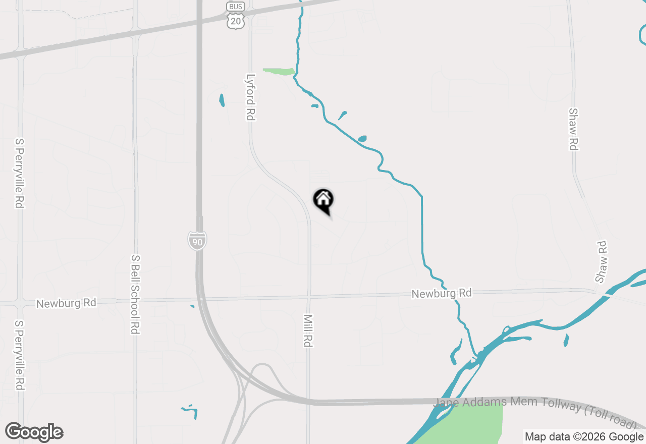 Map of 8320 Phyllis Road, Rockford, IL 61108