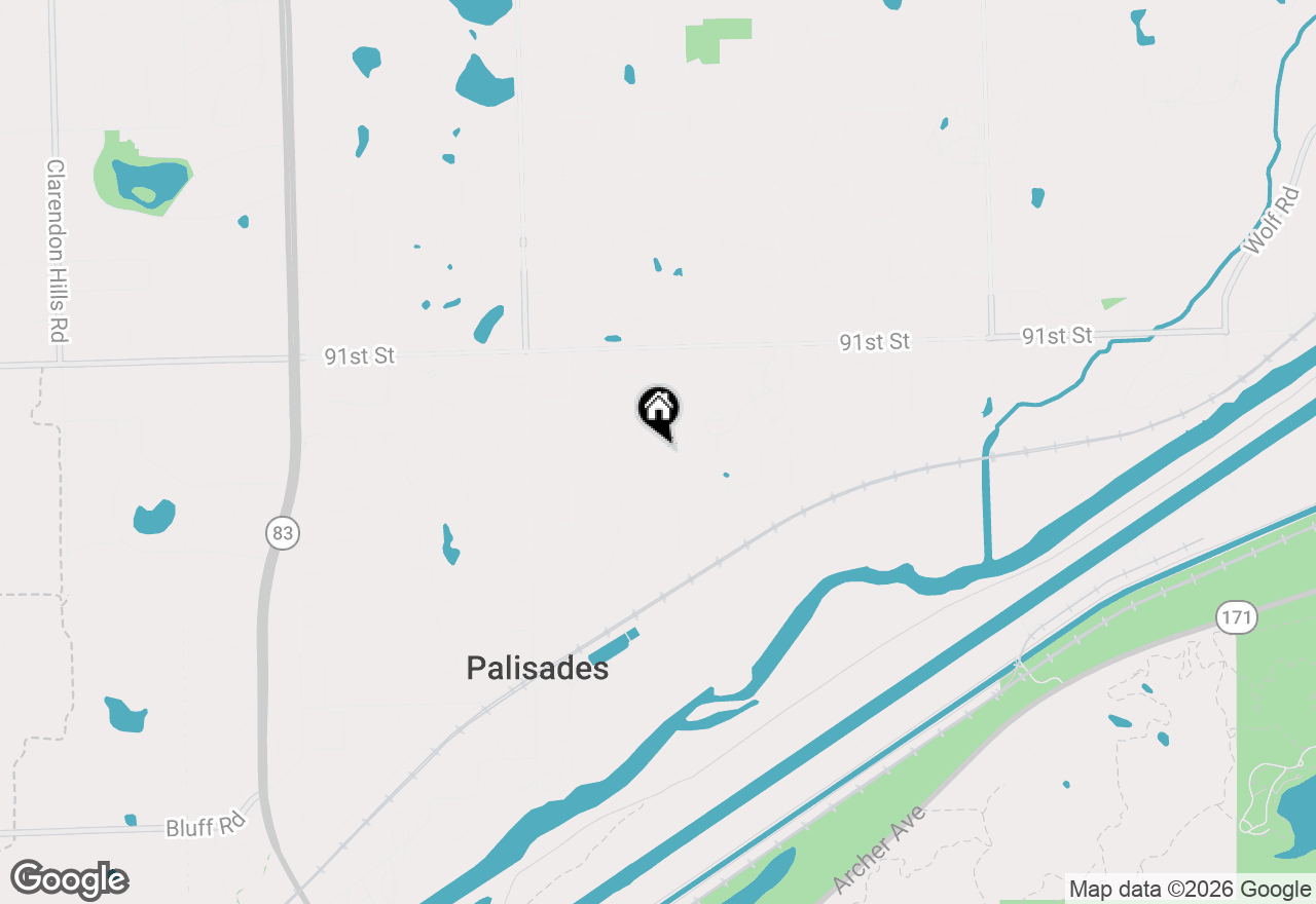 Map of 136 Circle Ridge Drive, Burr Ridge, IL 60527