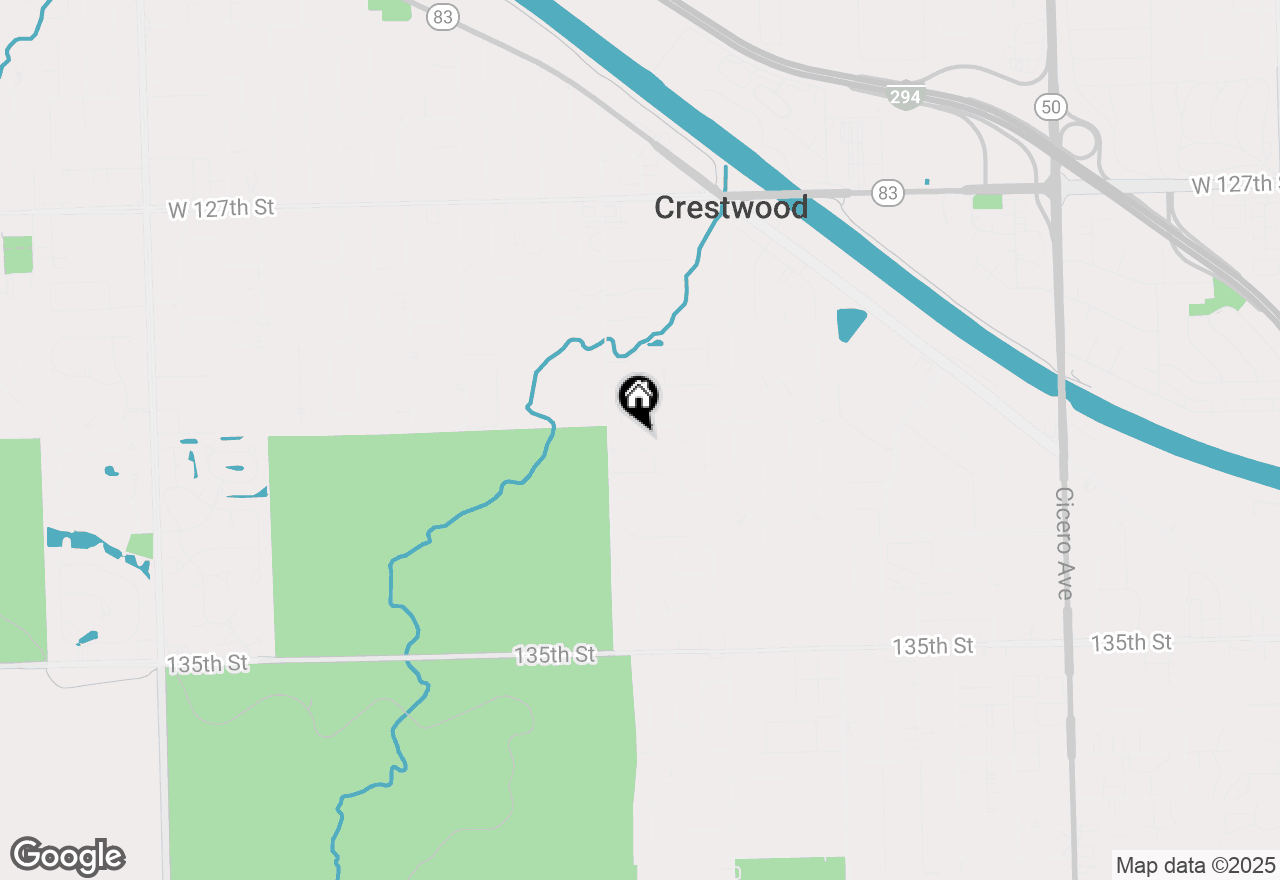 Map of 5554 Linder Court, Crestwood, IL 60418