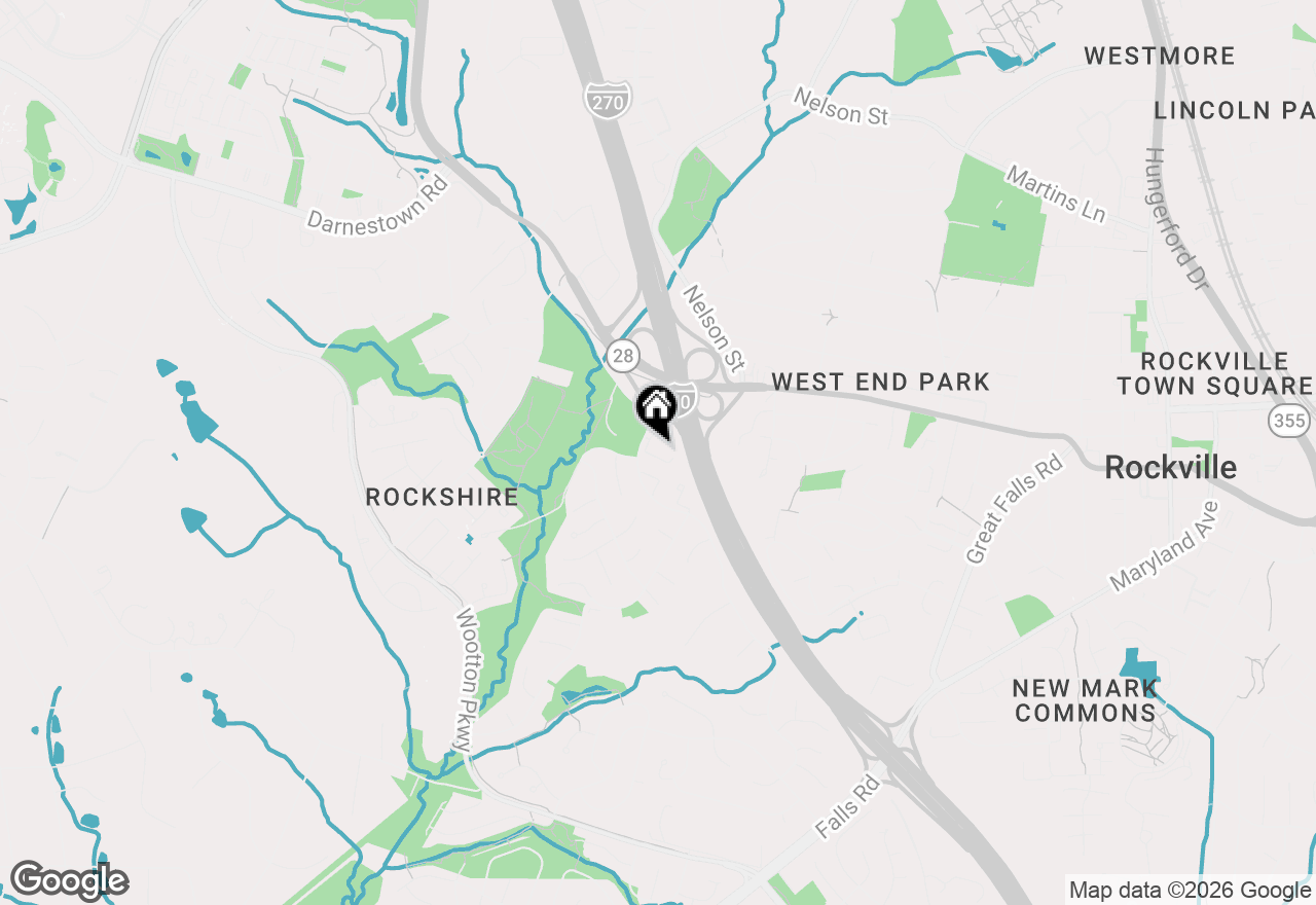 Map of 34 Marwood Court, Rockville, MD 20850