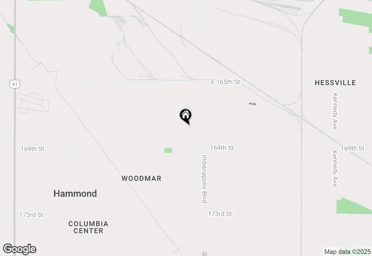 Map of 6746 Baring Avenue, Hammond, IN 46324