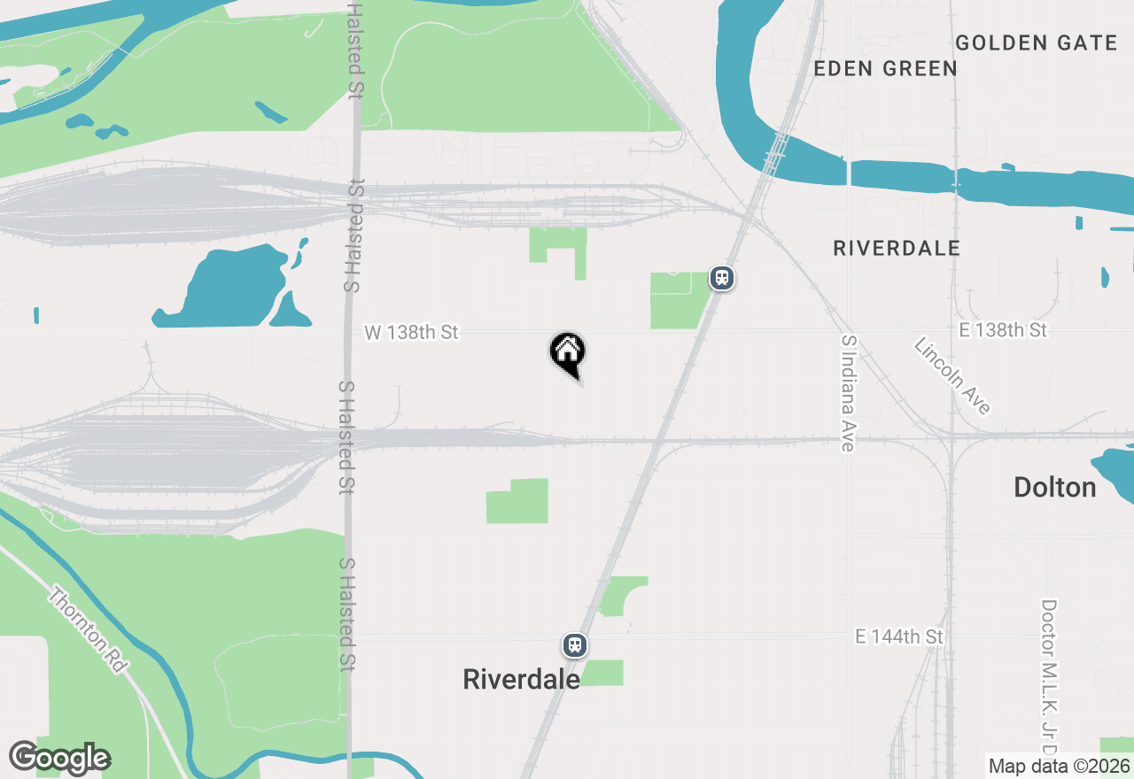 Map of 13904 S Tracy Avenue, Riverdale, IL 60827