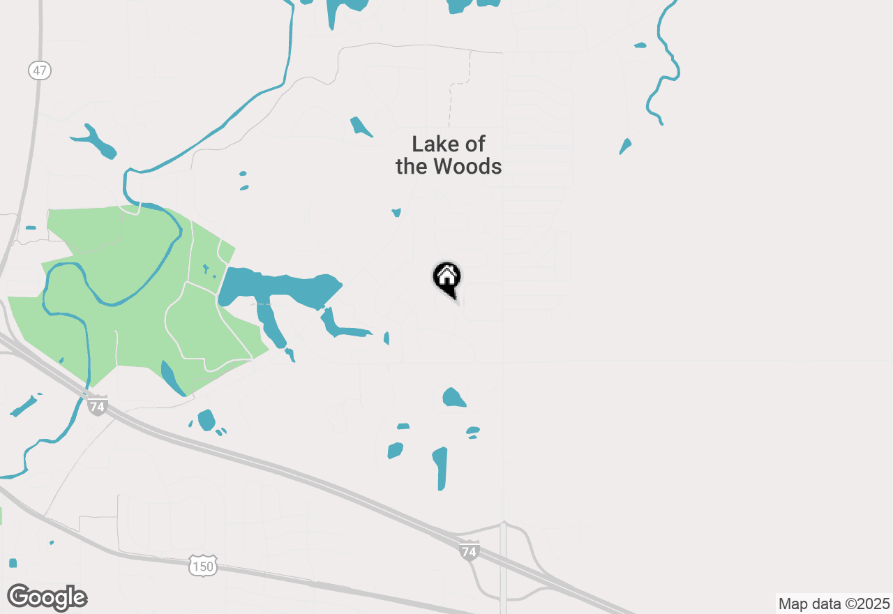 Map of 220 Red Bud Drive, Mahomet, IL 61853