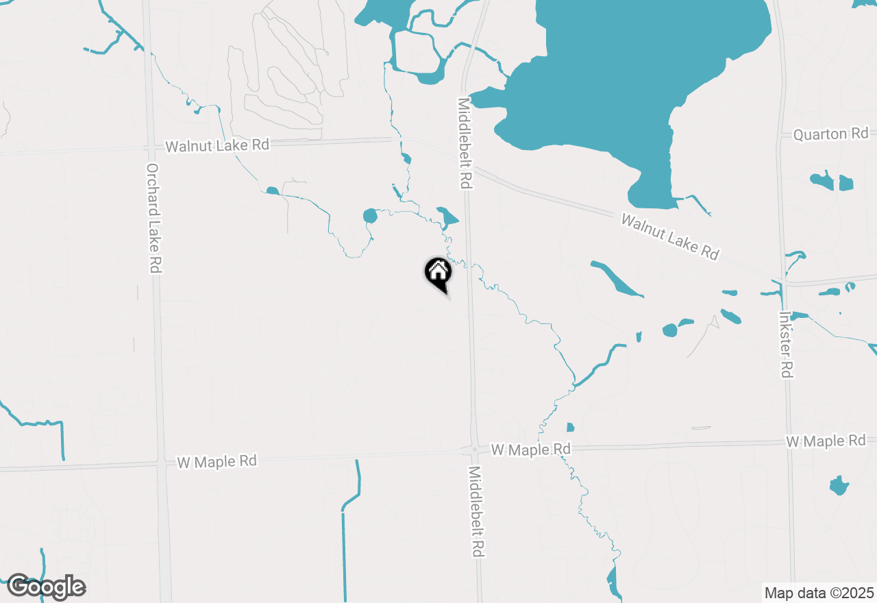 Map of 3072 Brewster, West Bloomfield, MI 48322