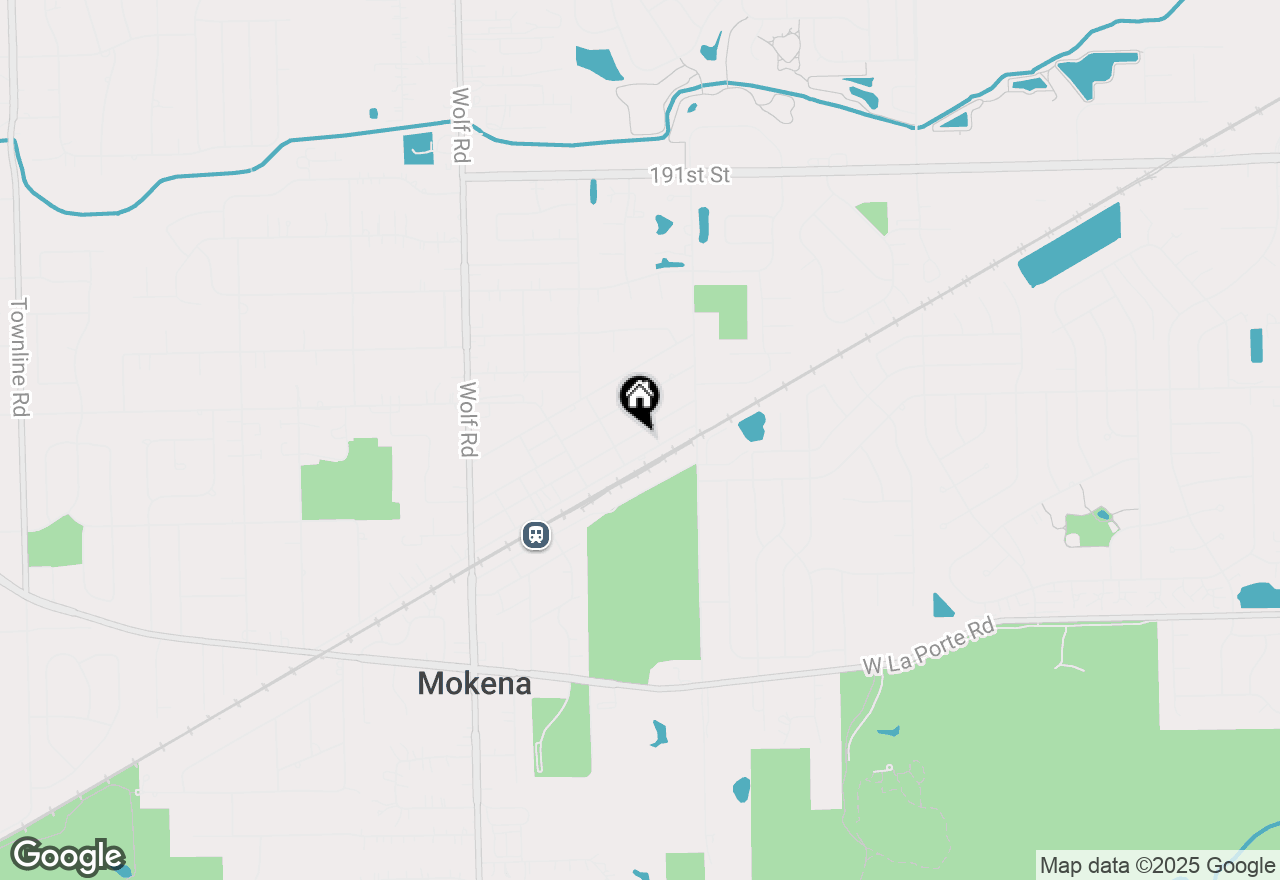 Map of 10901 1st Street, Mokena, IL 60448