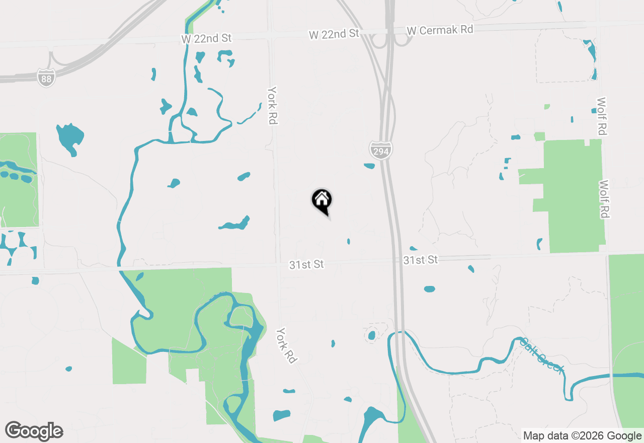 Map of 32 Chatham Lane, Oak Brook, IL 60523