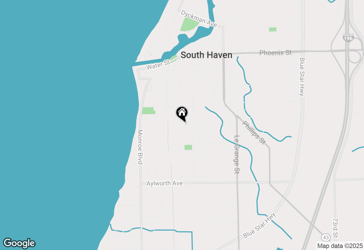 Map of 755 Indiana Avenue, South Haven, MI 49090