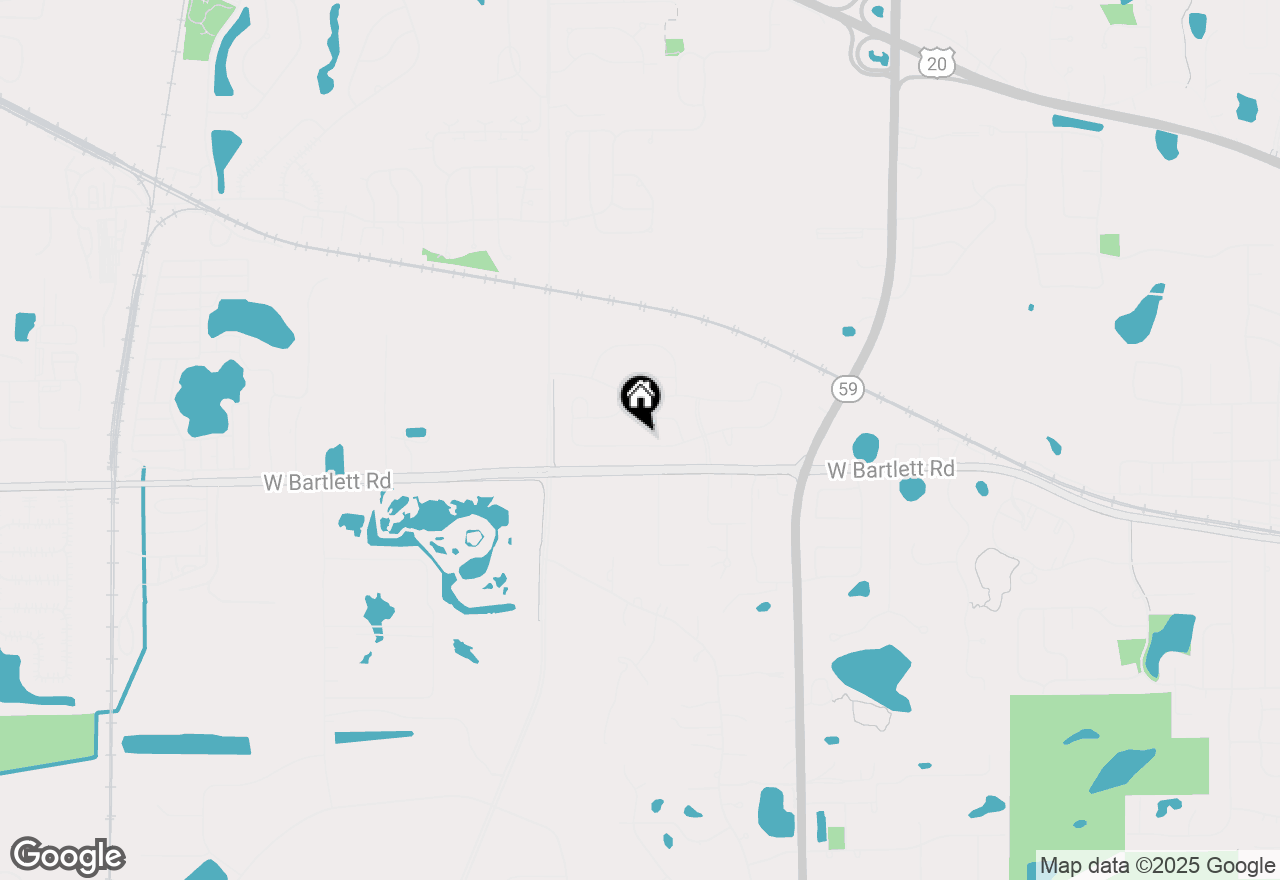 Map of 1266 Tiger Lily Drive, Bartlett, IL 60103