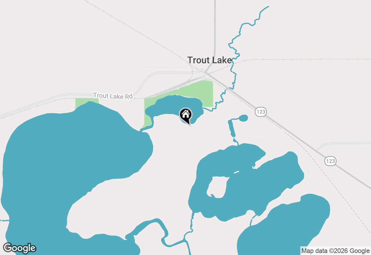 Map of 31588 W Birch Shores Drive, Trout Lake, MI 49793