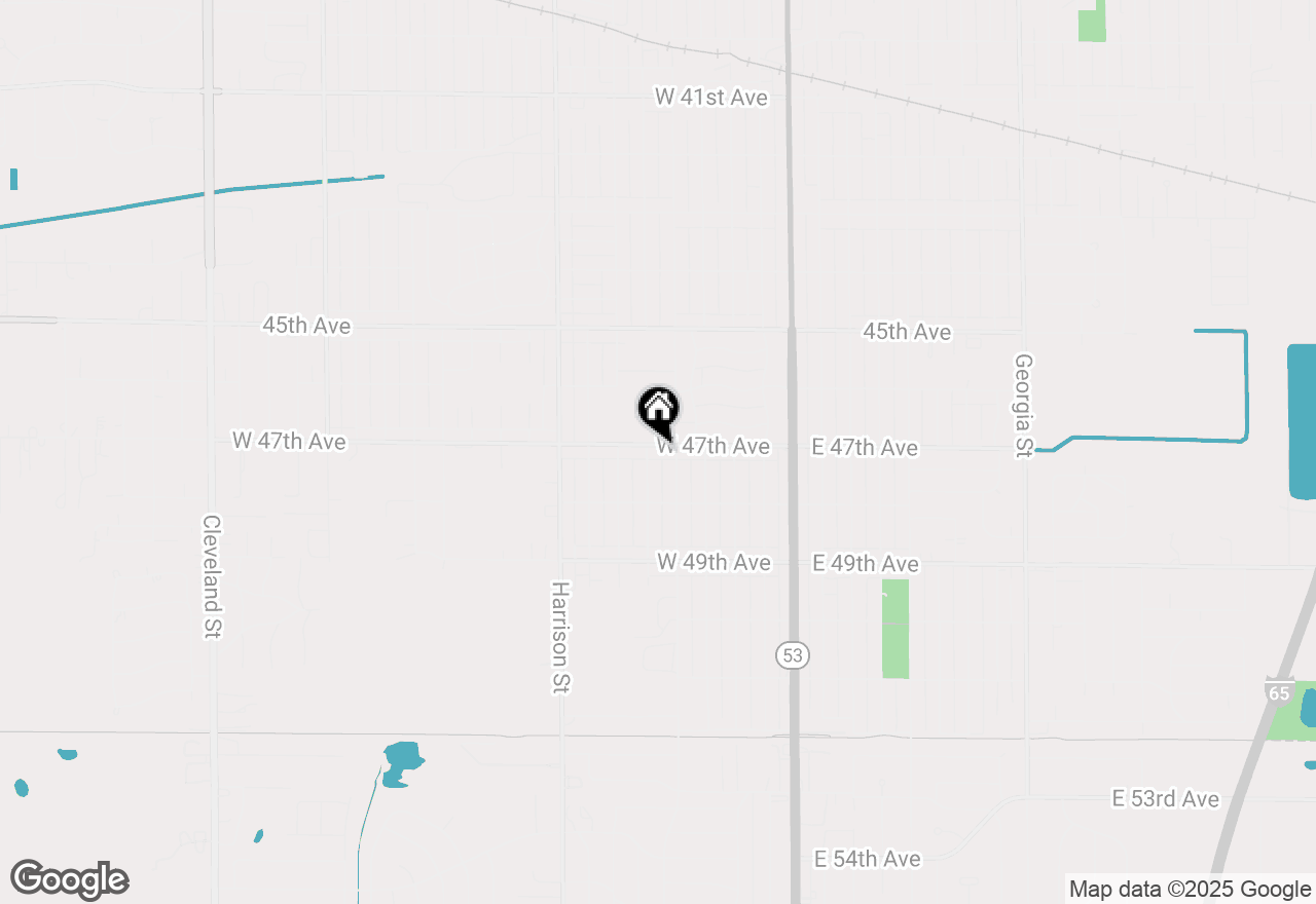 Map of 417 W 47th Avenue, Gary, IN 46408