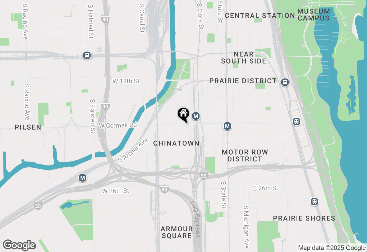 Map of 225 W Cermak Road #3RD, Chicago, IL 60616
