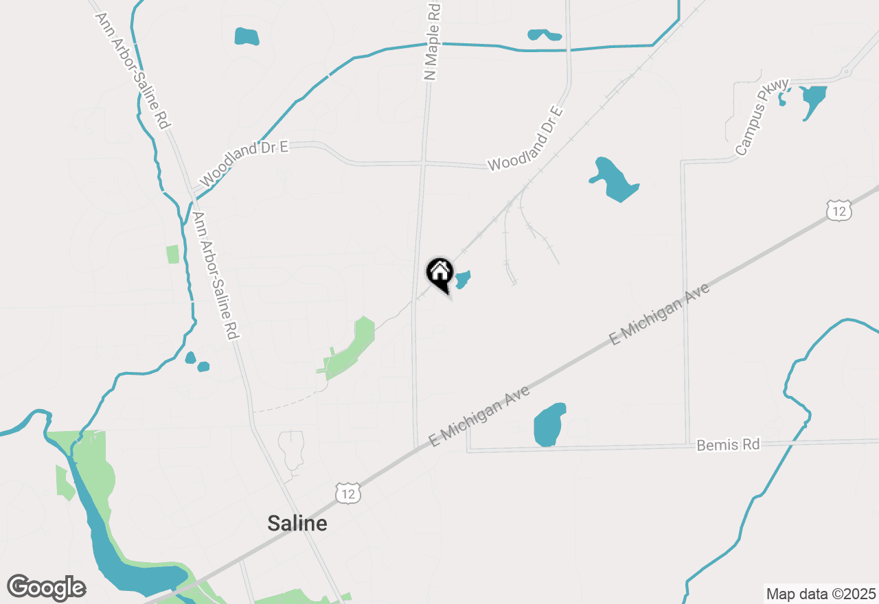 Map of 662 Maple Oaks Court, Saline, MI 48176