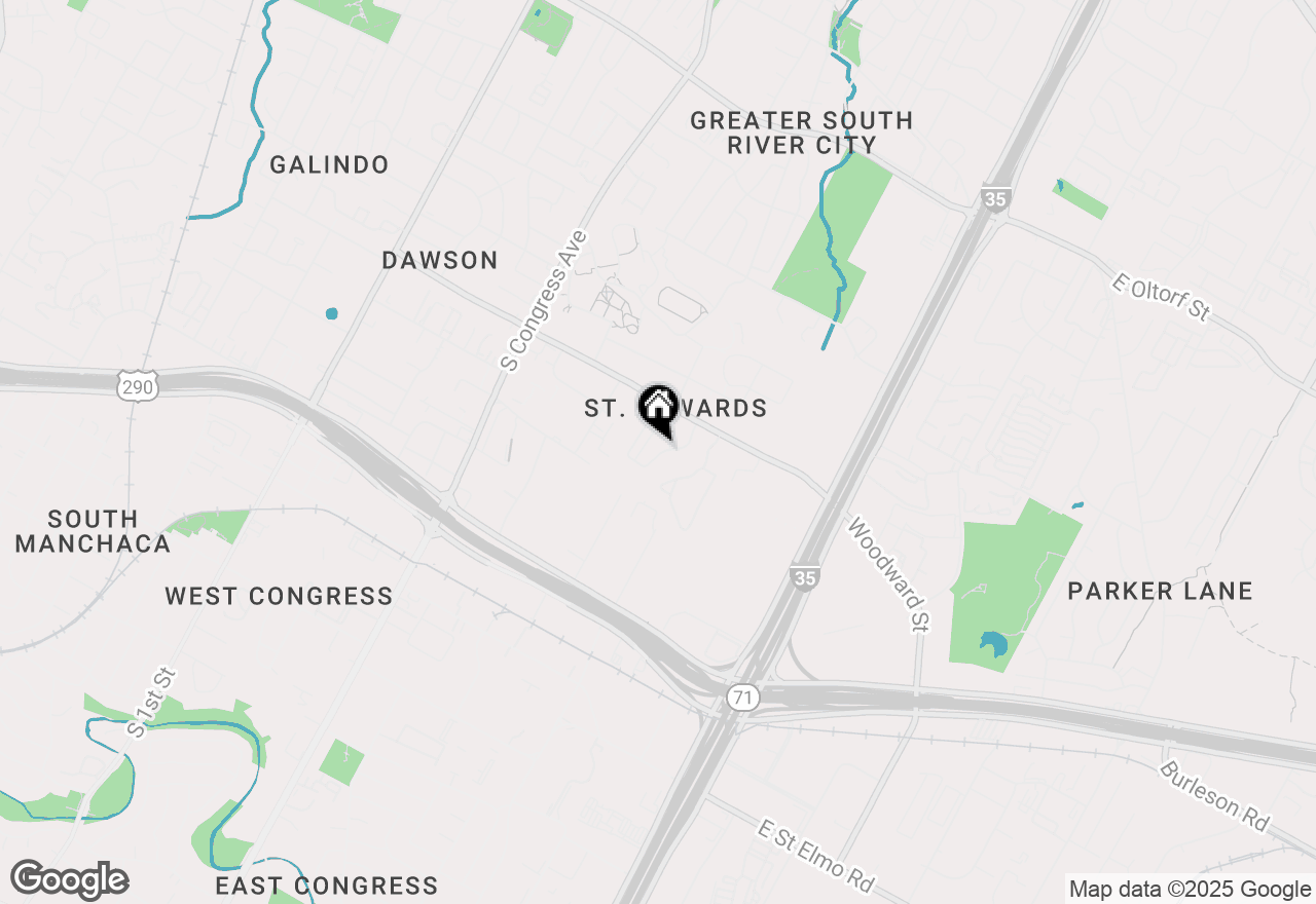 Map of 3451 Willowrun Dr #A, Austin, TX 78704