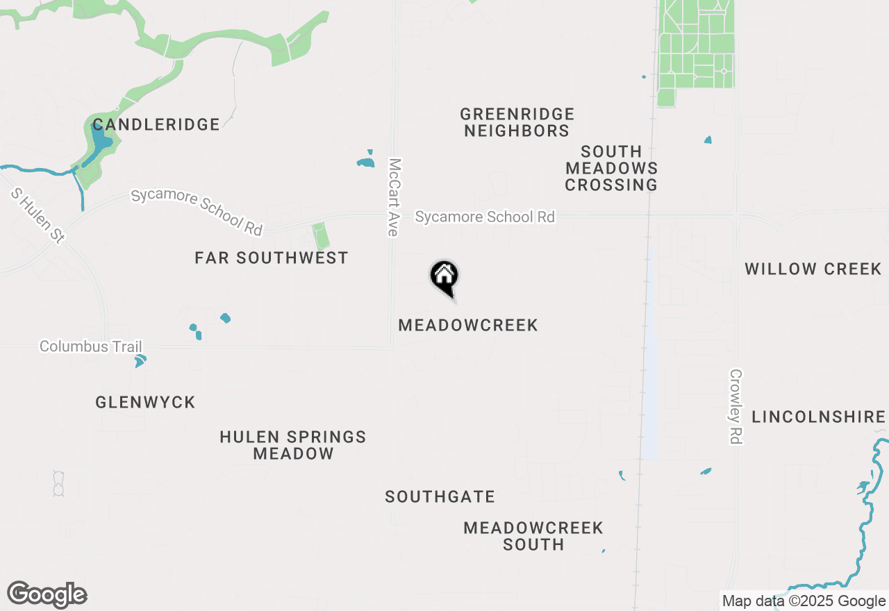 Map of 3200 Creekwood Lane, Fort Worth, TX 76123