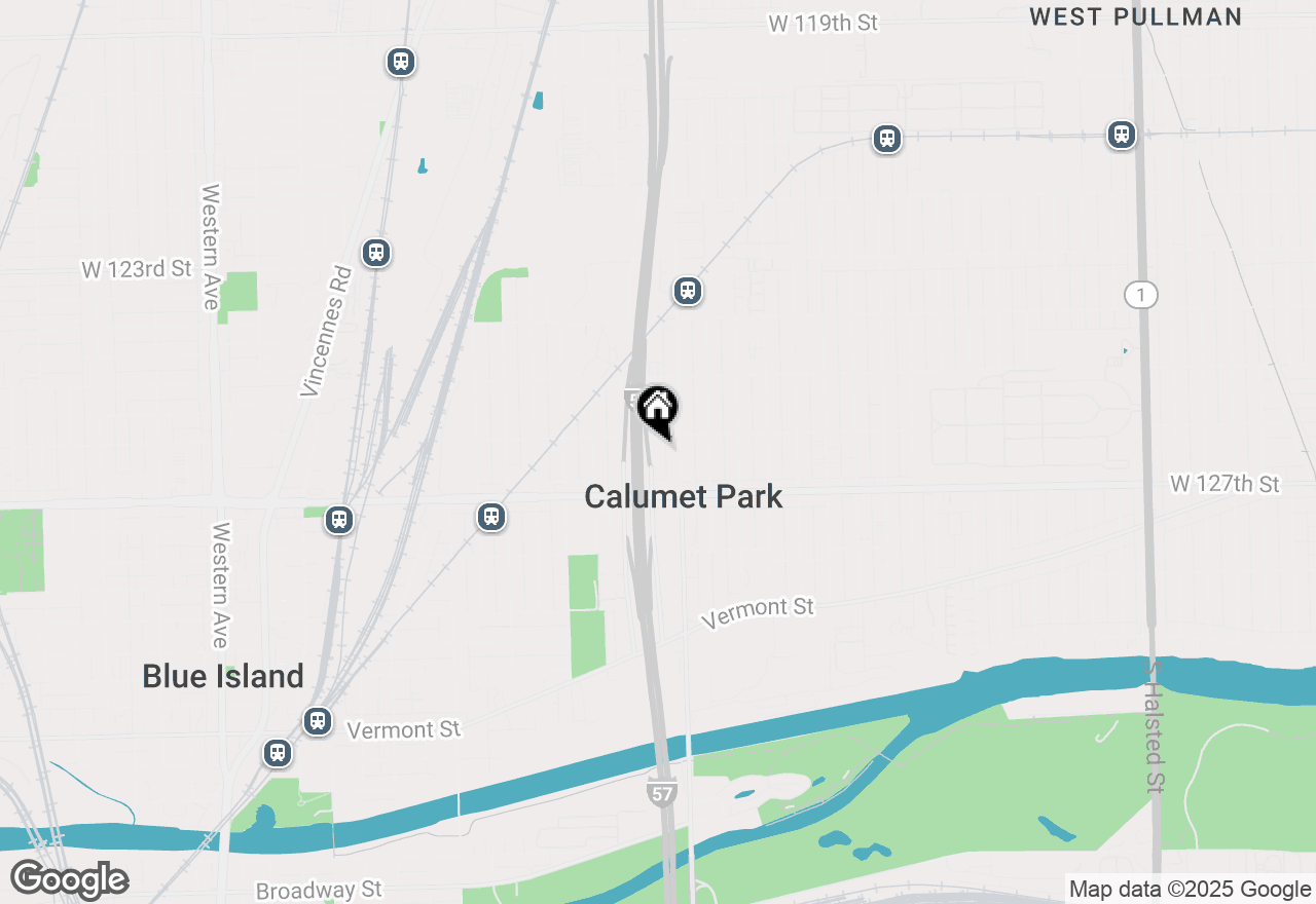 Map of 12613 S Marshfield Avenue, Calumet Park, IL 60827