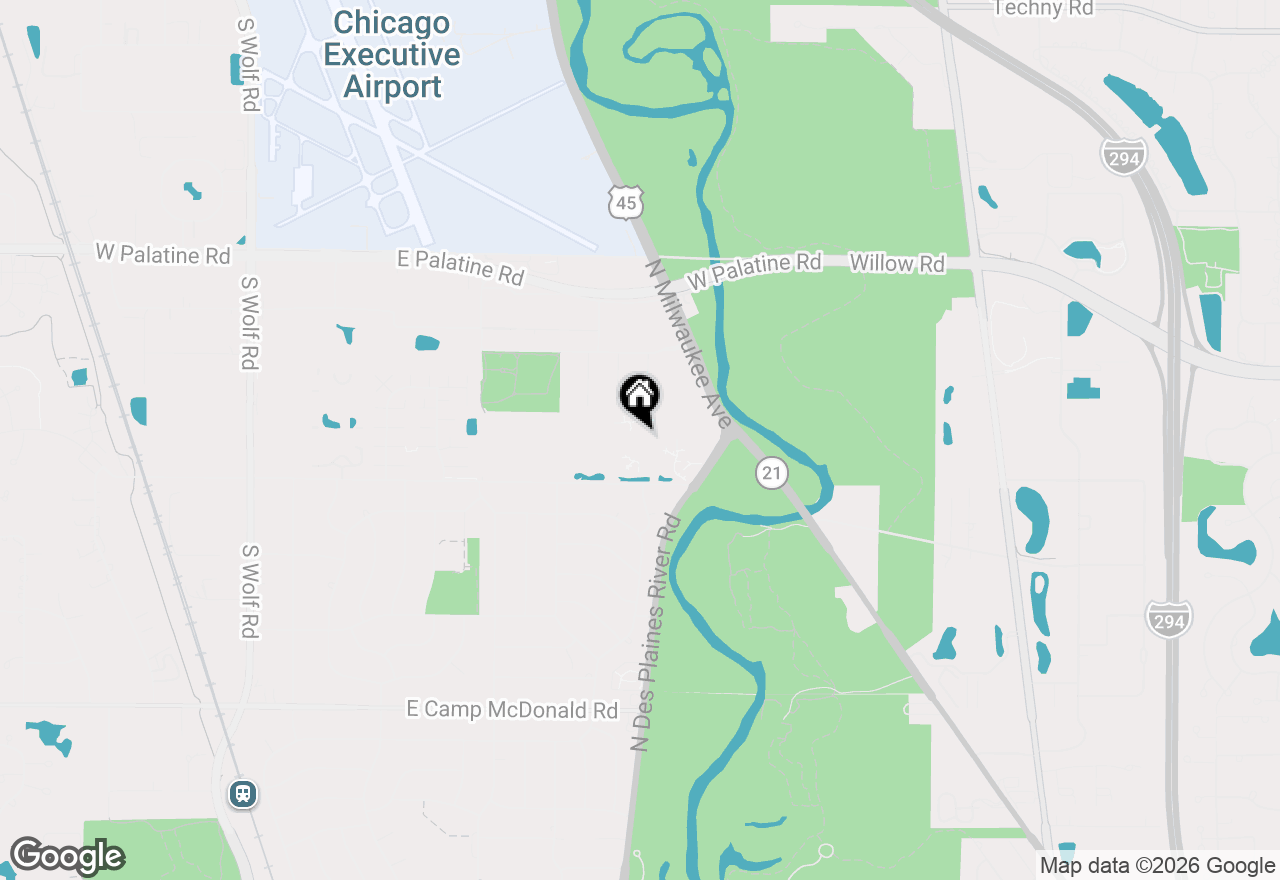 Map of 920 E Old Willow Road #202, Prospect Heights, IL 60070