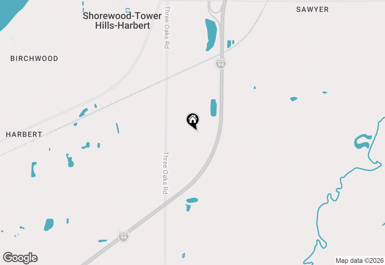 Map of 6351 Harbert Road, Sawyer, MI 49125
