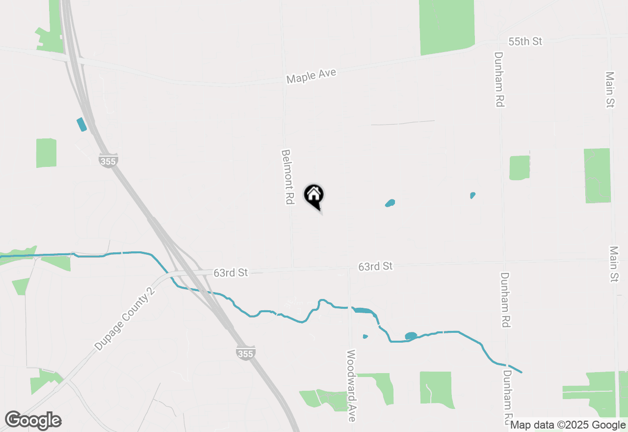 Map of 6108 Pershing Avenue, Downers Grove, IL 60516