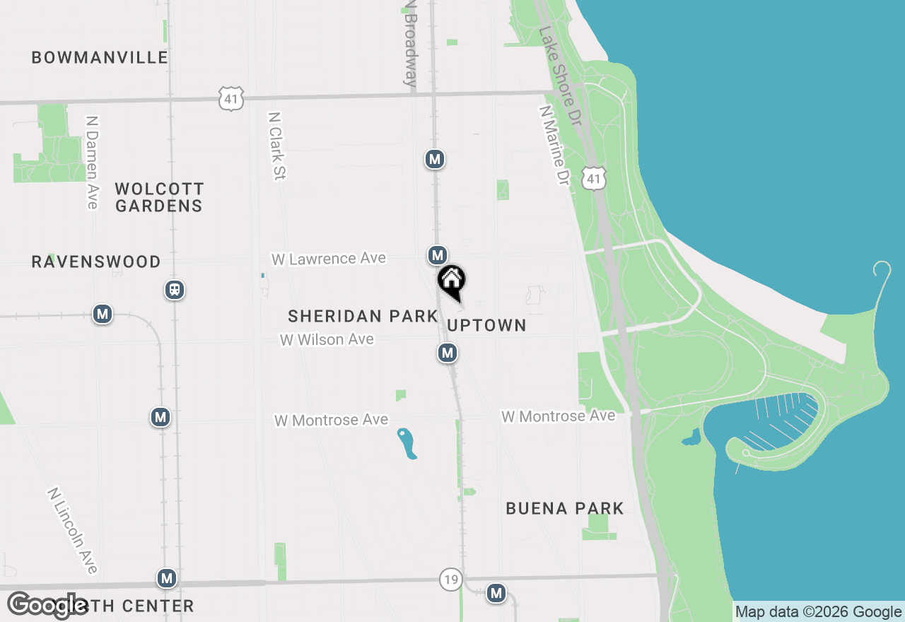 Map of 4648 N Winthrop Avenue #3S, Chicago, IL 60640
