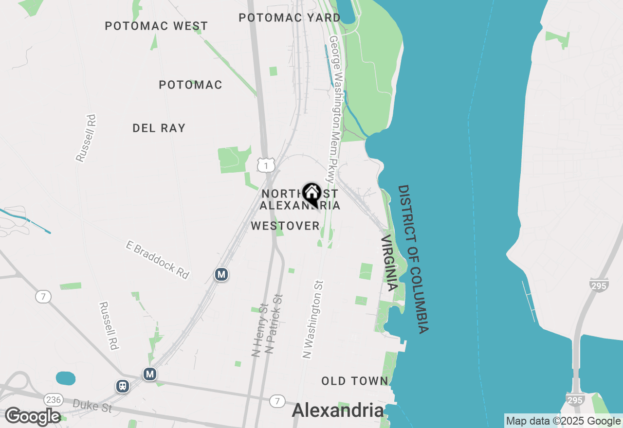 Map of 1229 Portner Road, Alexandria, VA 22314
